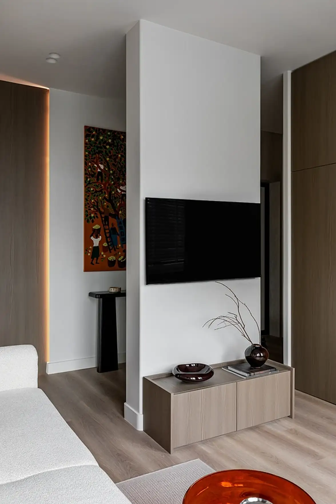 Hangulatos minimalista stílus 74 m2-es lakásban