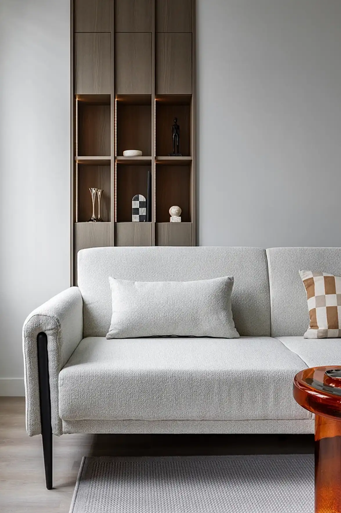 Hangulatos minimalista stílus 74 m2-es lakásban