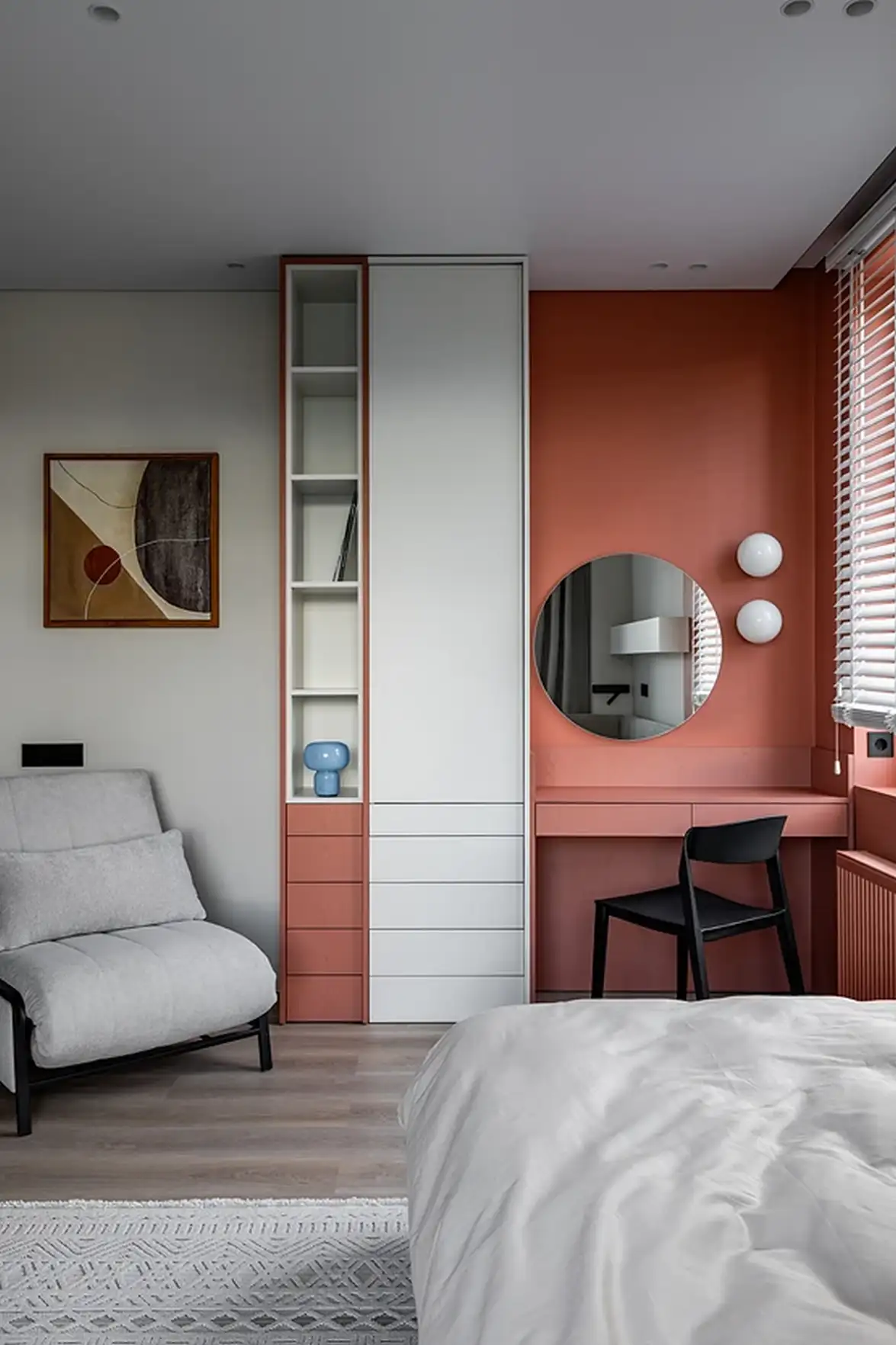 Hangulatos minimalista stílus 74 m2-es lakásban