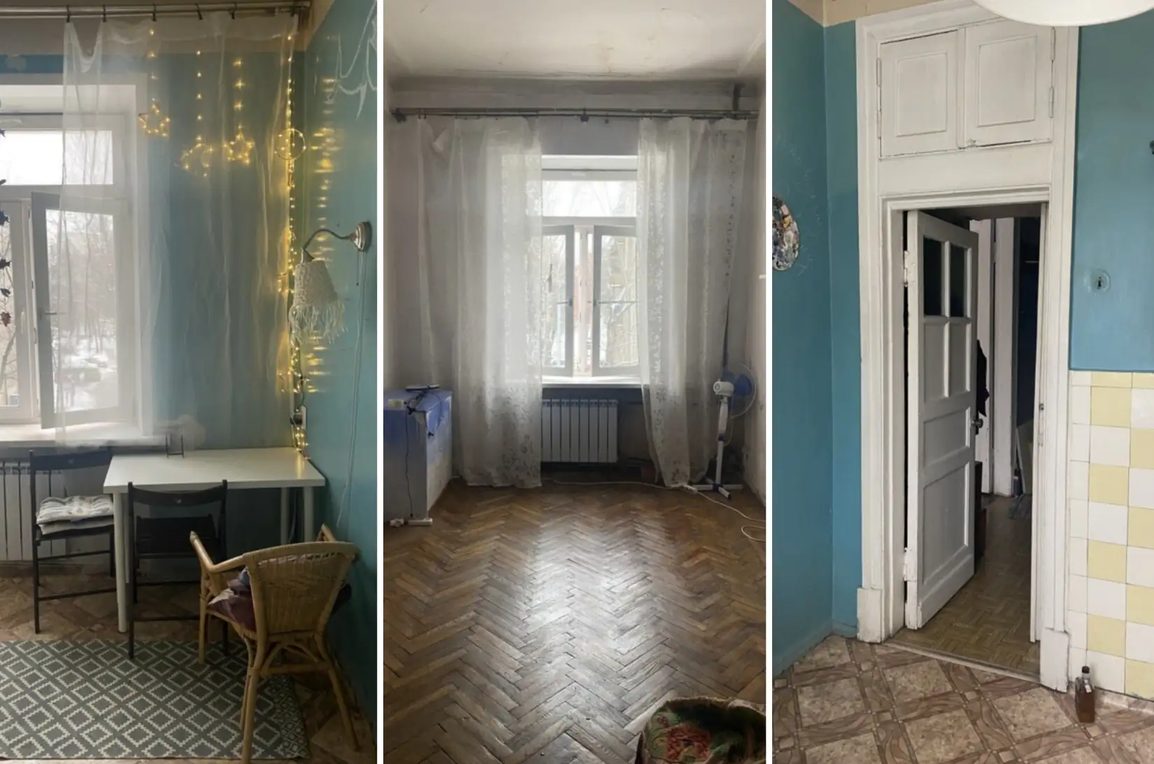 Lepukkant kis tégla lakásból modern minimalista otthon