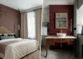 Elegáns vintage szalon hangulata földszinti kislakásban