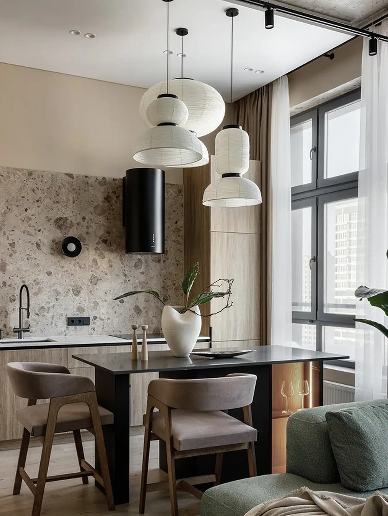 Bali hangulatát idézték meg a fiatal pár befektetésként vásárolt, 36 m²-es lakásában