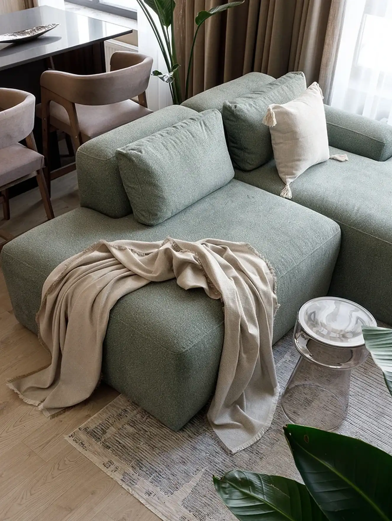 Bali hangulatát idézték meg a fiatal pár befektetésként vásárolt, 36 m²-es lakásában