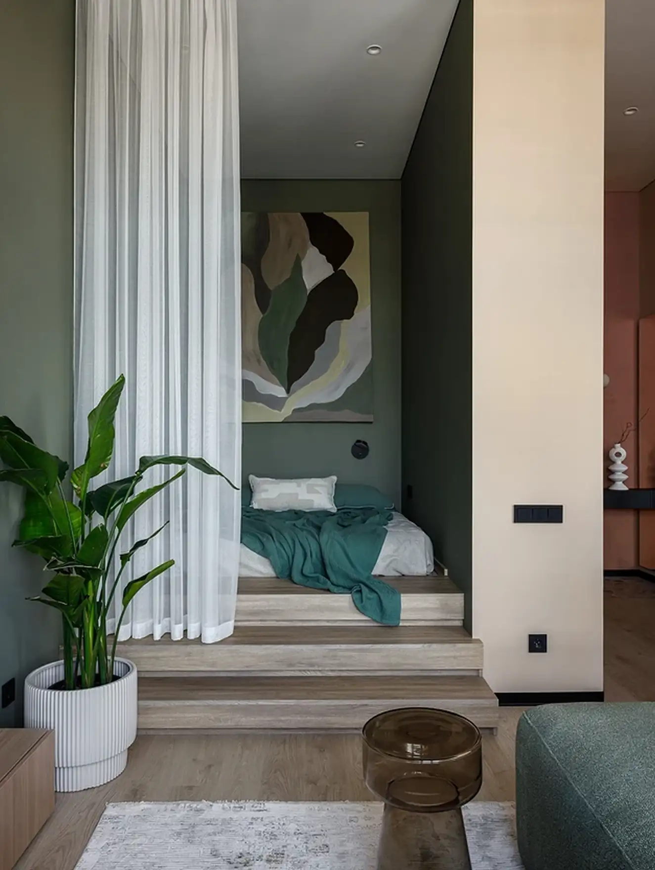 Bali hangulatát idézték meg a fiatal pár befektetésként vásárolt, 36 m²-es lakásában