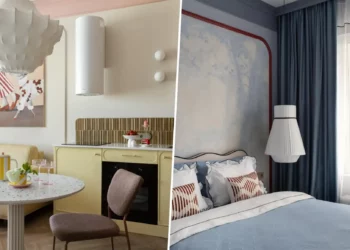 Vibráló, érzelmes, színekben gazdag otthon, 46 m2