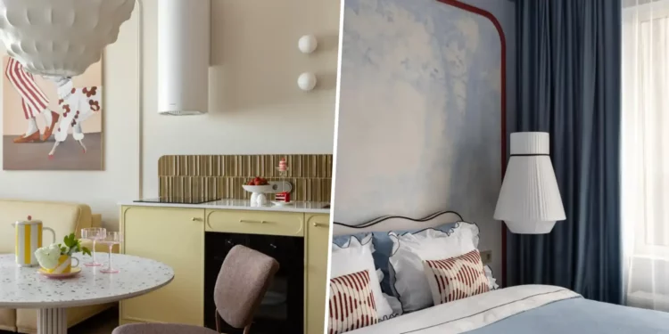 Vibráló, érzelmes, színekben gazdag otthon, 46 m2