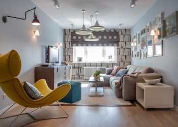 Tágas lakás két gyerekszobával, kellemes színekkel, mintákkal, tapétákkal - 104m2 - bureau17-117.com