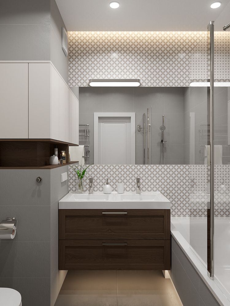 Szolid eleganciával, otthonosan berendezett lakás gyerek- és játszószobával, harmonikus, semleges színpalettával - kékek, szürkék és bézs