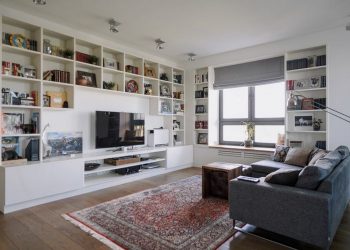 120nm-es lakás természetesen, élénk színek nélkül, igényesen és élhetően berendezve