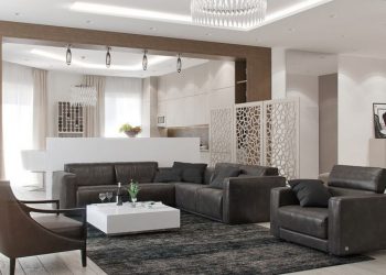 Nagy lakás, modern elegancia - tágas terek könnyed, semleges, visszafogott színekkel