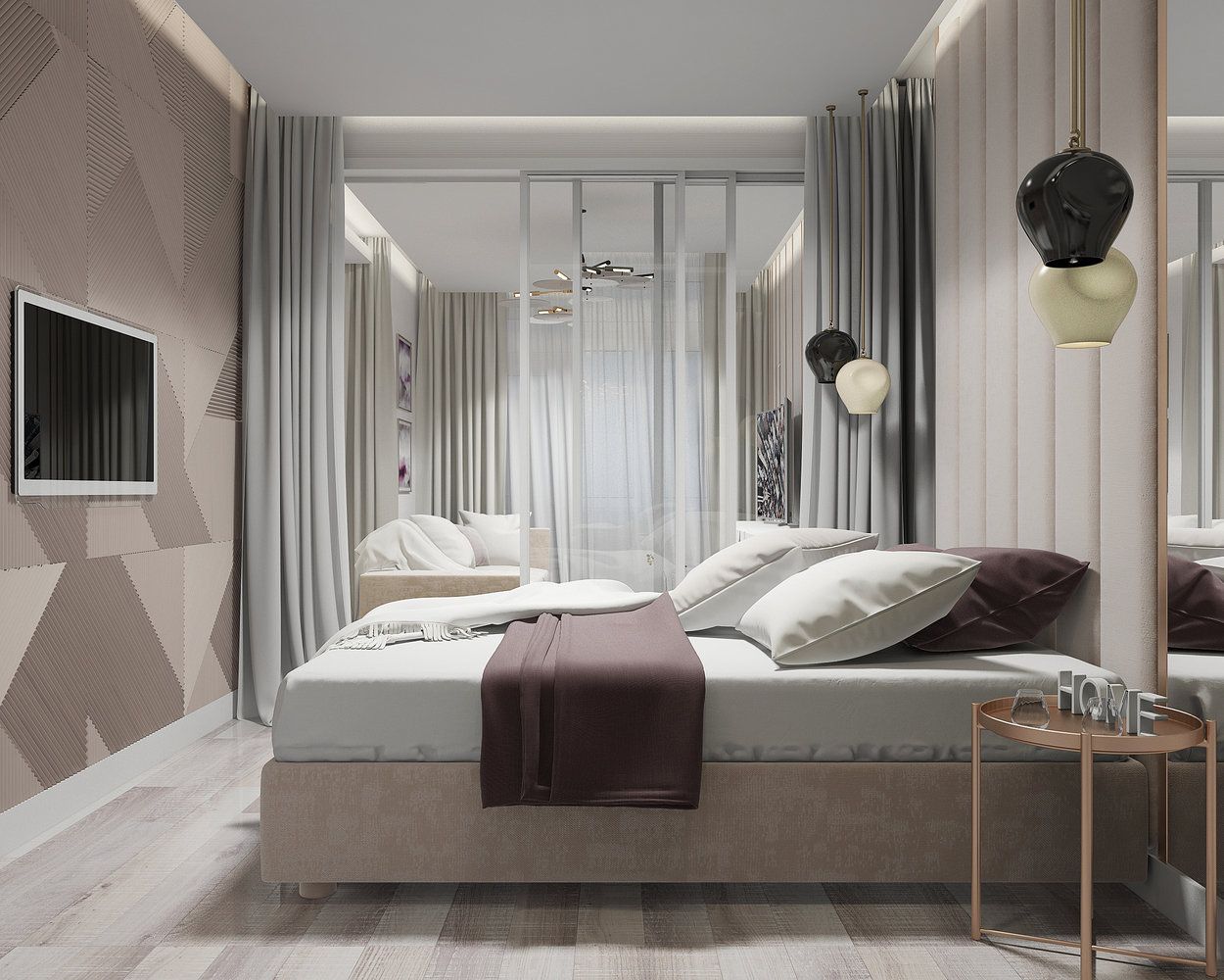 Nagyon szép, lágy színek harmóniája - 51m2-es lakás ügyes berendezése az eredeti alaprajz átdolgozásával Nagyon szép, lágy színek harmóniája - 51m2-es lakás ügyes berendezése az eredeti alaprajz átdolgozásával