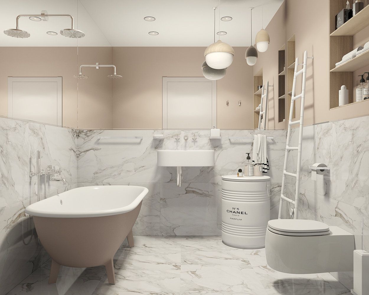 Nagyon szép, lágy színek harmóniája - 51m2-es lakás ügyes berendezése az eredeti alaprajz átdolgozásával Nagyon szép, lágy színek harmóniája - 51m2-es lakás ügyes berendezése az eredeti alaprajz átdolgozásával