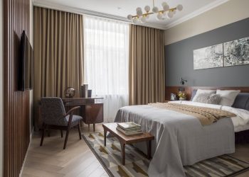 Praktikusabbra hangolt elosztás, új, modern lakberendezés egy 53m2-es, kétszobás lakásban