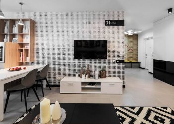 56nm-es lakás egy aktív, fiatal férfinak - modern, világos, funkcionális lakberendezés