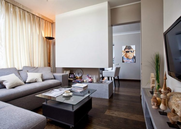 Alkalmazkodva az eredeti falakhoz és elosztáshoz - 57m2-es lakás modern berendezése