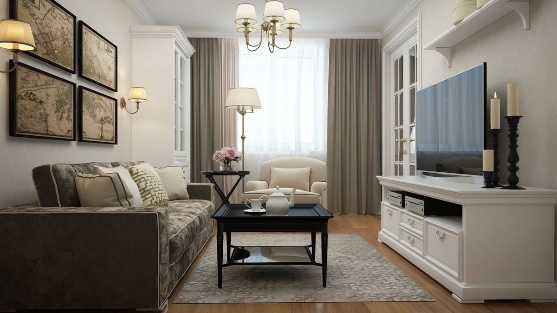 Modern klasszikus - fiatal hölgy 60m2-es lakása egyszerű formákkal, diszkrét dekorációval