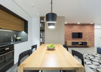 Letisztult és funkcionális terek, modern, könnyed lakberendezés 60m2-en - fiatal család háromszobás lakása