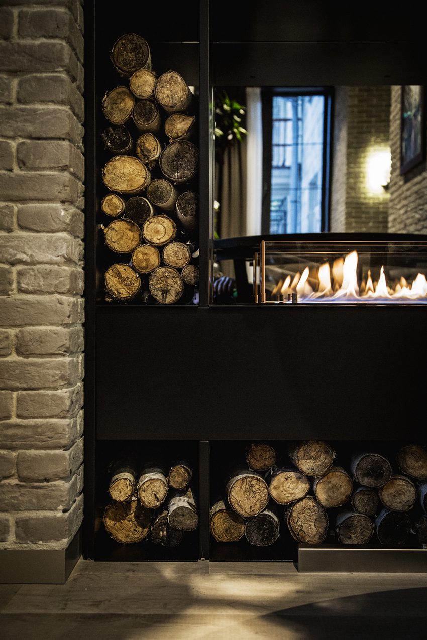 60m2-es modern lakás sötét, meleg tónusokkal, elegáns berendezéssel, nagy, nyitott nappali térrel 60m2-es modern lakás sötét, meleg tónusokkal, elegáns berendezéssel, nagy, nyitott nappali térrel