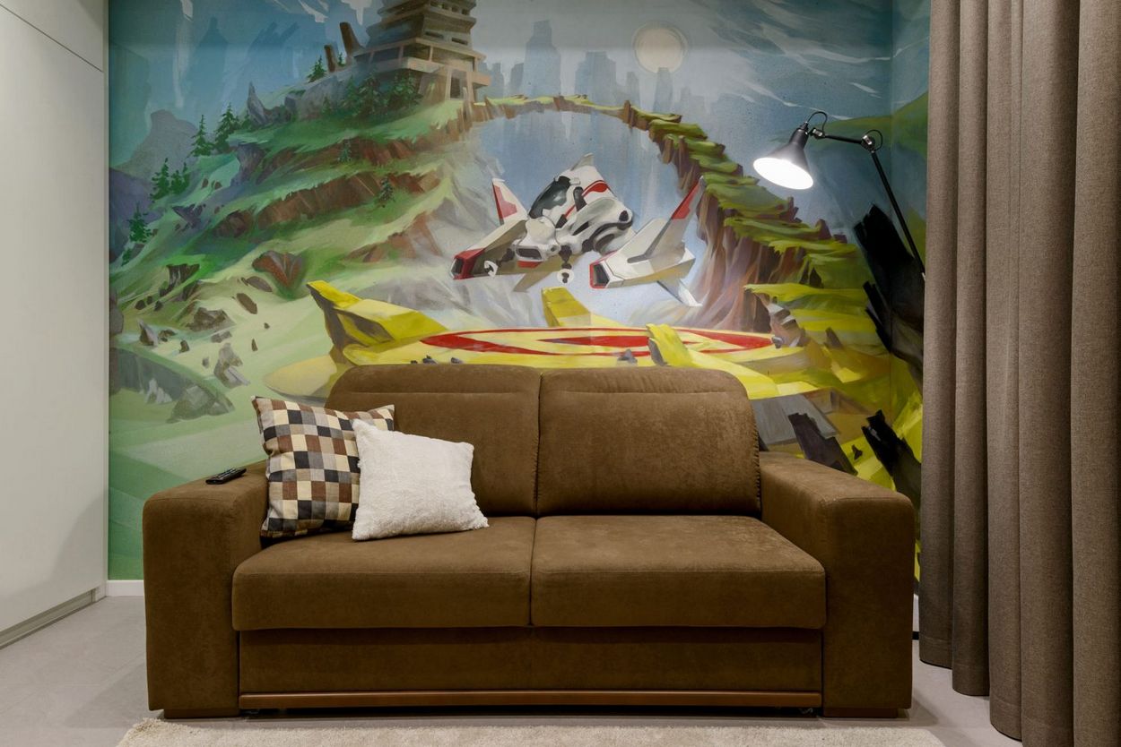 61m2-es lakás sok szép fa felülettel, függőleges kis növényfalakkal a nappaliban és fürdőben 61m2-es lakás sok szép fa felülettel, függőleges kis növényfalakkal a nappaliban és fürdőben