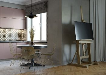 Régi parketta és korszerű anyagok, kellemes, visszafogott színek kombinációja egy 62m2-es lakásban