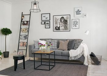 Skandináv lakásdekoráció ötletek - 63nm-es, kétszobás lakás