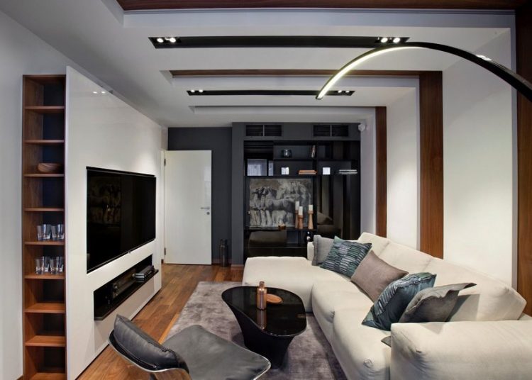 szep fa feluletek Szép fa felületek, kontrasztos színek, geometrikus formák - egy fiatal férfi 67m2-es modern lakásaszinek geometrikus formak egy fiatal ferfi 67m2 es modern lakasa 01