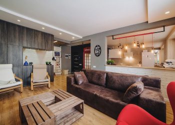 Fiatal párnak berendezett 70m2-es lakás loft hangulattal, érdekes részletekkel