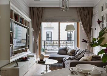 70m2-es lakás, ahol inkább a szépségre helyezték a hangsúlyt - világos terek, modern klasszikus lakberendezés