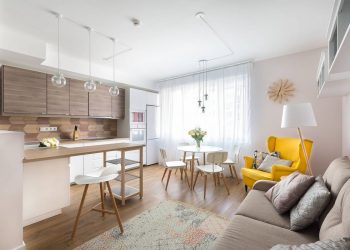 Gyerekszoba, sok tárolóhely, színes dekoráció - 76m2-es lakás, egy fiatal család otthona, az igényekhez hangolva