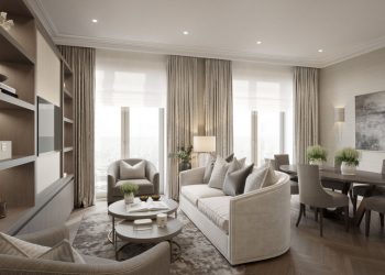 Teljes bézsben - házaspár kényelmes, tágas, kétszobás 90m2-es lakása - csendes és diszkrét belső terek, ahol minden elem harmóniában áll egymással