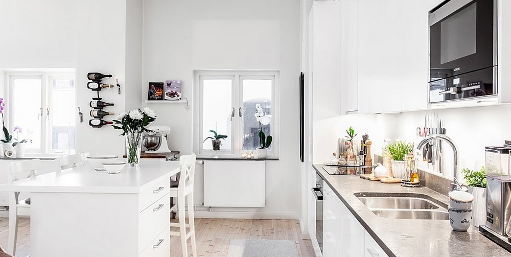 Lakás hófehérben és természetes árnyalatokkal - skandináv lakberendezés Lakás hófehérben és természetes árnyalatokkal - skandináv lakberendezés