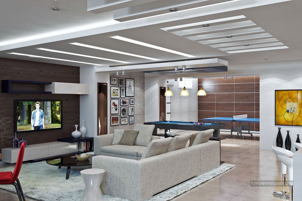 Modern ház kreatívan és részletesen megtervezett belső terei - Modern Villa