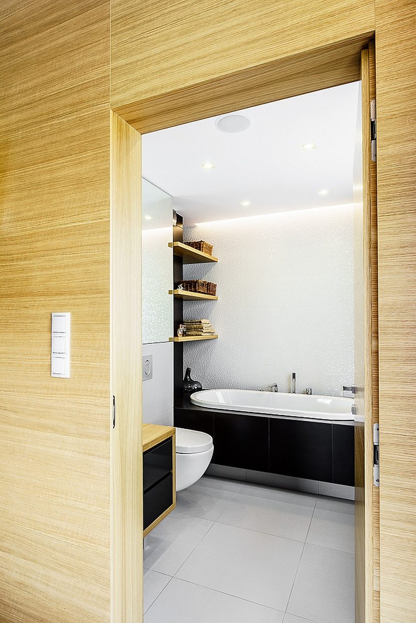 Fekete szín mint látványelem - kontrasztos dekoráció egy modern lakásban