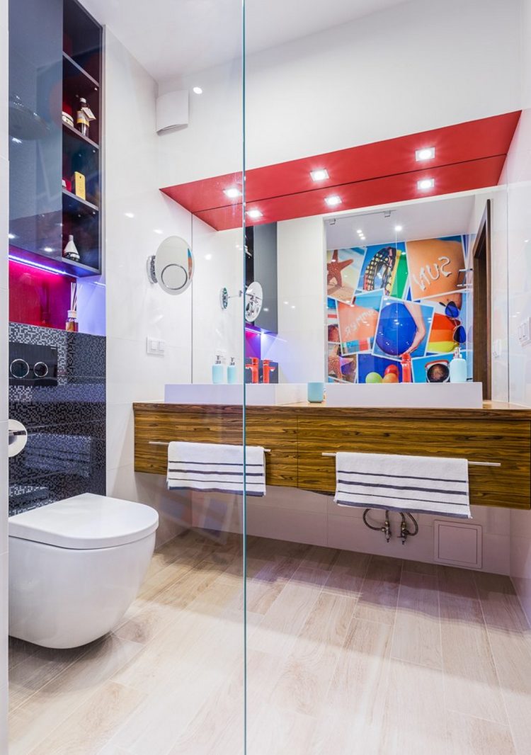 Két másfél szobás lakás frissen berendezve - színek és természetes fa elemek Két másfél szobás lakás frissen berendezve - színek és természetes fa elemek