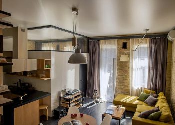 Érdekes kis lakás loft hangulattal, egyedi és ötletes megoldásokkal