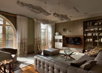 Kétszintes lakás - harmonikus és kényelmes berendezés természetes anyagokkal