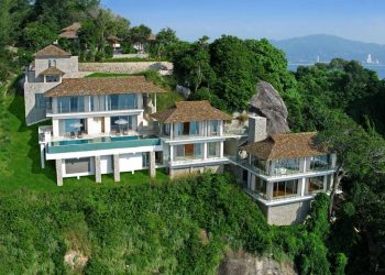 Modern vízparti villa Thaiföldön - trópusi gyöngyszemek