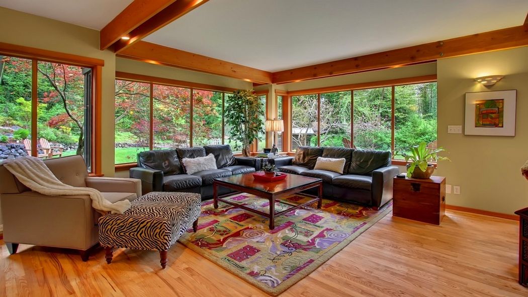 Barátságos, otthonos, természetes ház - a kert és belső terek harmóniája