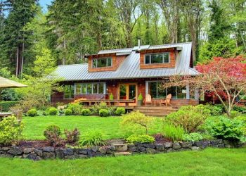 Barátságos, otthonos, természetes ház - a kert és belső terek harmóniája