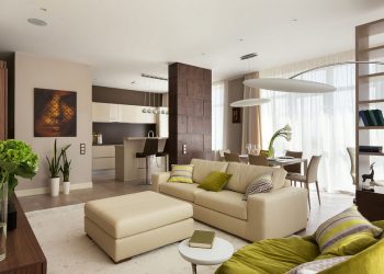 Csokoládébarna, bézs, szürke és fa - két elegáns lakás kellemes színekkel