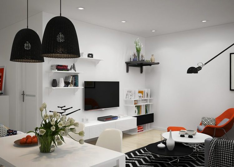 Háromszobás, modern lakás gyerekszobával - színesebb, praktikus, élhető skandináv stílusban