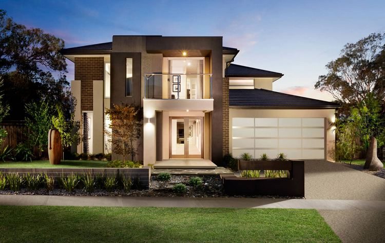 Kétszintes ház - alsó szint nyitott közösségi élettér, a felső szint háló és a nyugodt pihenés helye