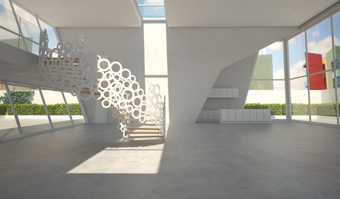 Egyedi, könnyed, légies lépcsők a szokványos megoldások helyett