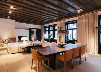 Skandináv lakberendezés - másképp... egyedi, stílusos kétszintes tetőtéri lakás 1