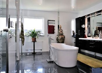 Gyönyörű, modern kétszintes svéd penthouse lakás, fantasztikus terasszal, elegáns lakberendezéssel