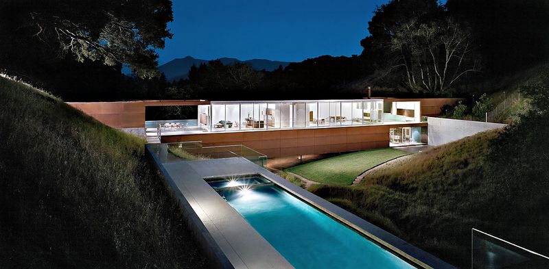 Híd Ház a dombok között - Bridge House, Stanley Saitowitz | Natoma Architects 2