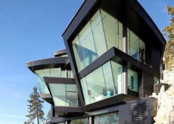 Ház a tónál - acél, üveg, beton - Lake House | Mark Dziewulski Építész Stúdió