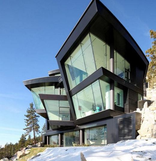 Ház a tónál - acél, üveg, beton - Lake House | Mark Dziewulski Építész Stúdió