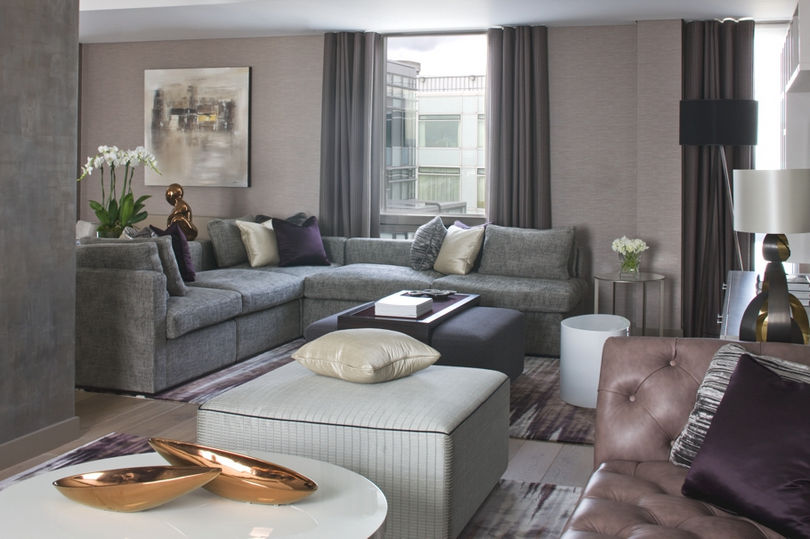 Elegáns enteriőrök semleges szürke és természetes barna árnyalatokkal - Paddington Penthouse, London 2 Elegáns enteriőrök semleges szürke és természetes barna árnyalatokkal - Paddington Penthouse, London 2