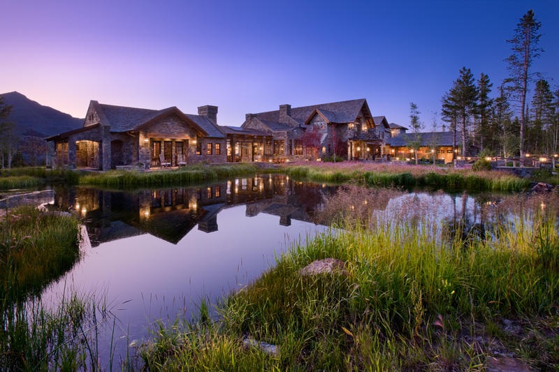 Hegyek és csendes vizek - fa, kő és üveg - ház Montana-ban 2